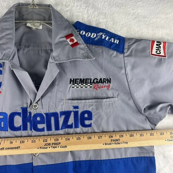 Vintage Hemelgarn Racing Scott Goodyear Shirt Medium CART Indy Car Pit Crew